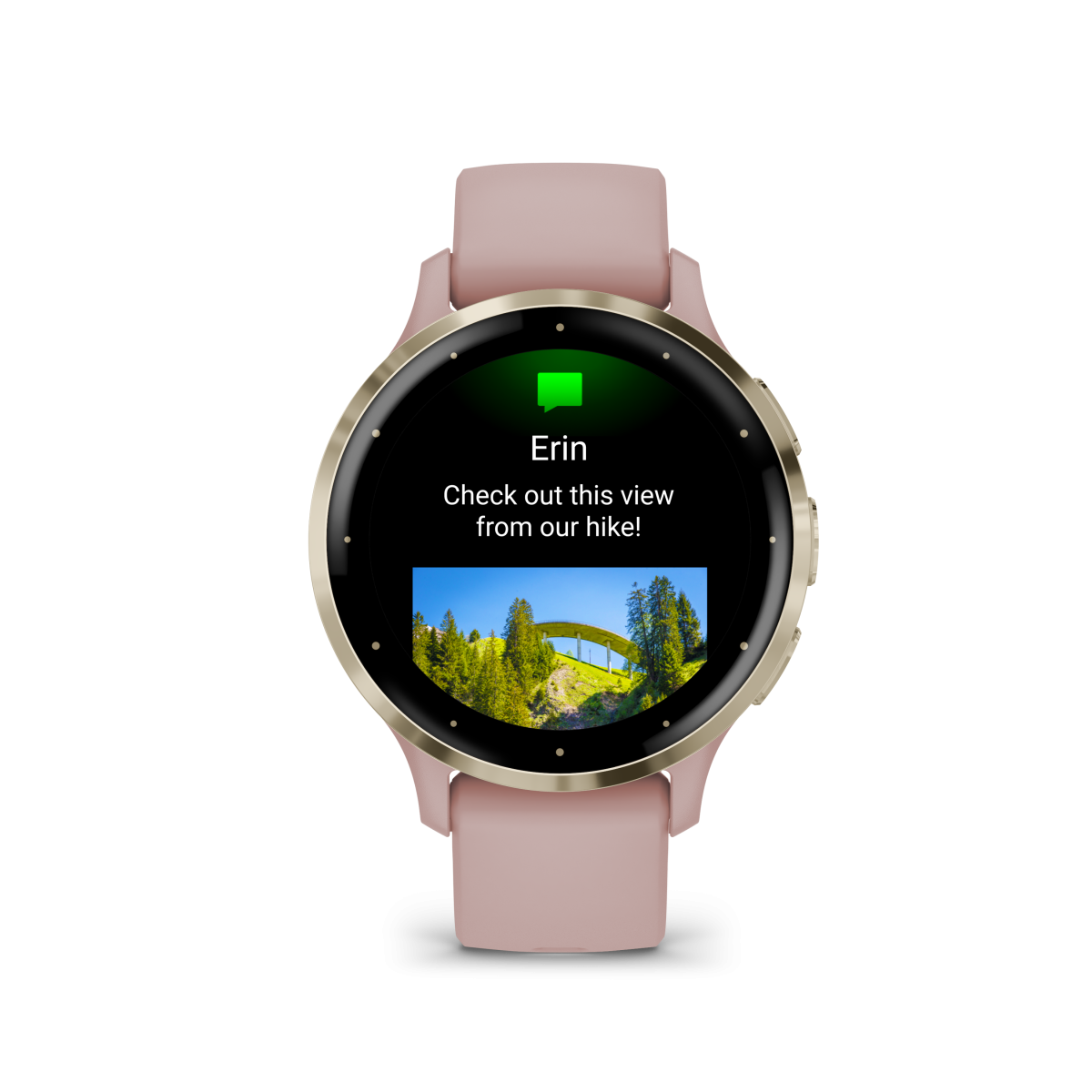 Garmin Venu® 3S viedpulkstenis | 41 mm | Dust Rose