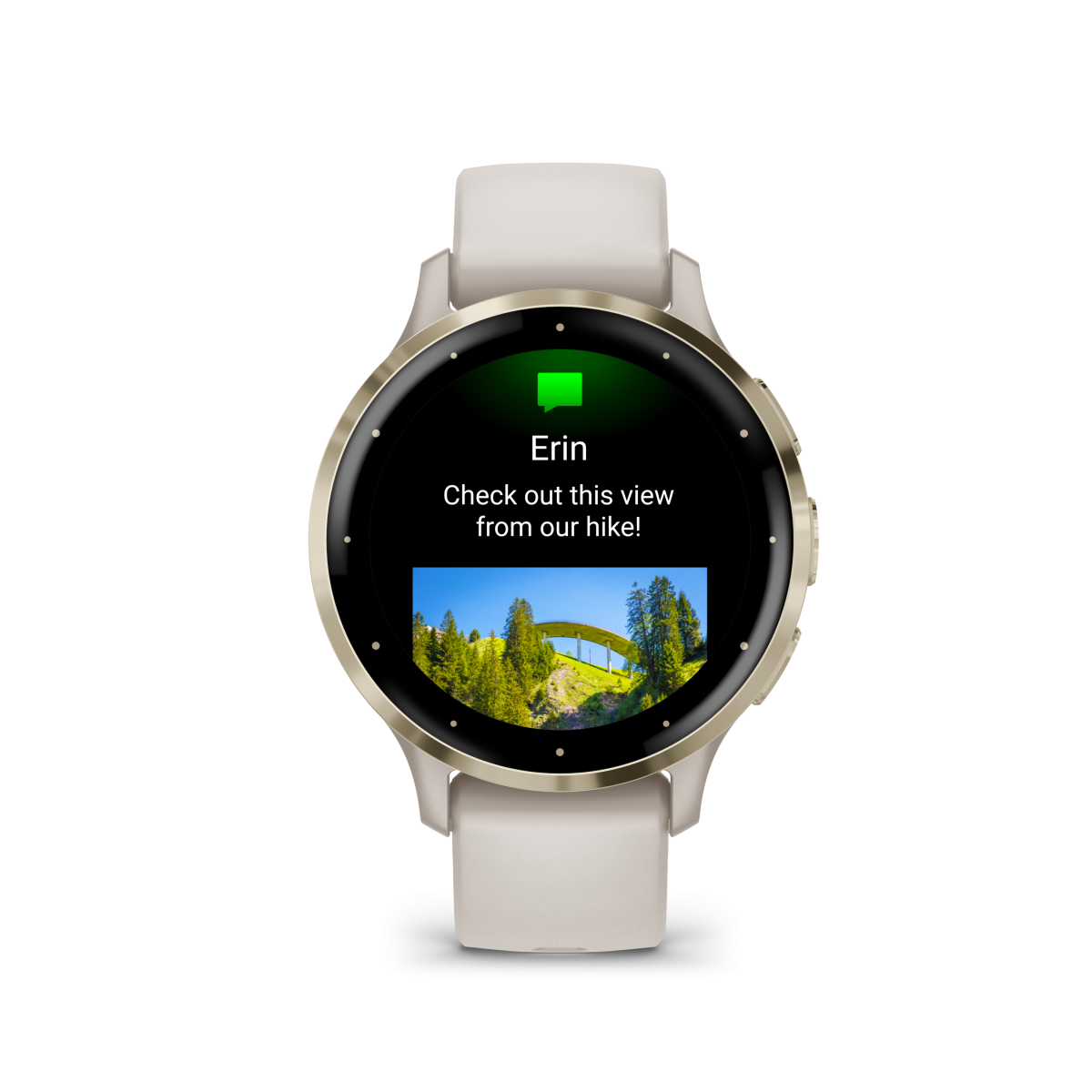 Garmin Venu® 3S Smart Watch | 41 mm | Steel Bezel