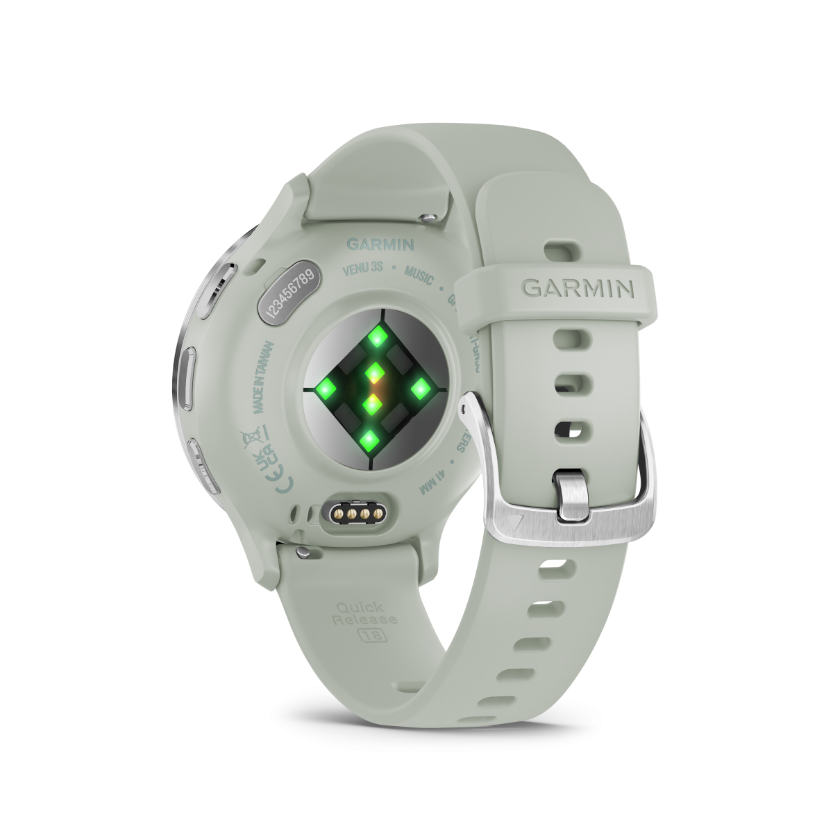 Garmin Venu® 3S viedpulkstenis | 41 mm | Gaiši pelēks