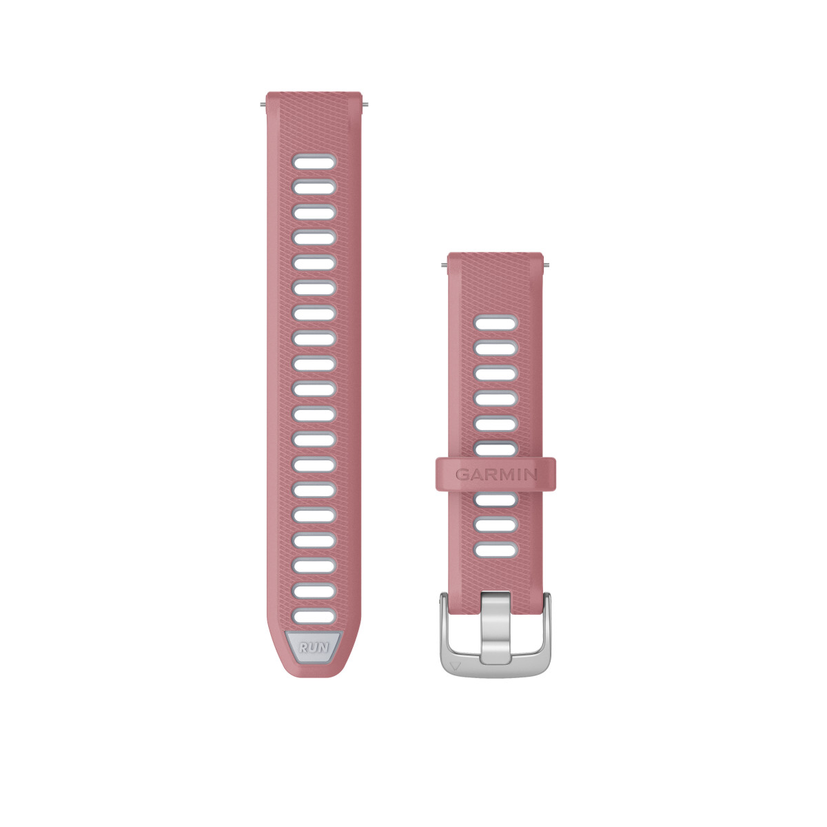 Garmin Quick Release 18 Silikoonist kellarihm | Pink - Whitestone - Silver