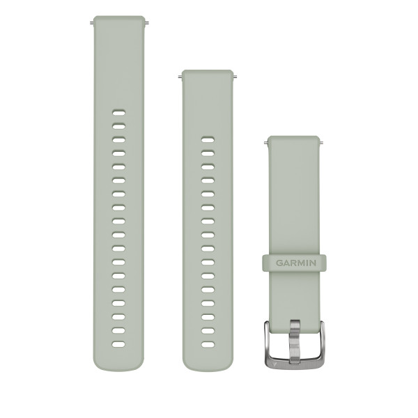 Garmin Quick Release 18 Silikoonist kellarihm | Sage Grey - Silver
