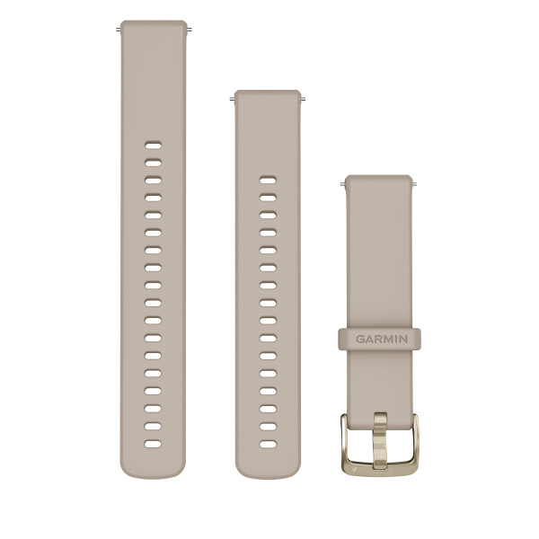 Garmin Quick Release 18 Silikoonist kellarihm | French Grey - Soft Gold
