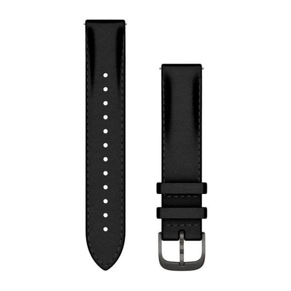 Garmin Quick Release 18 nahast kellarihm | Black - Brushed Slate