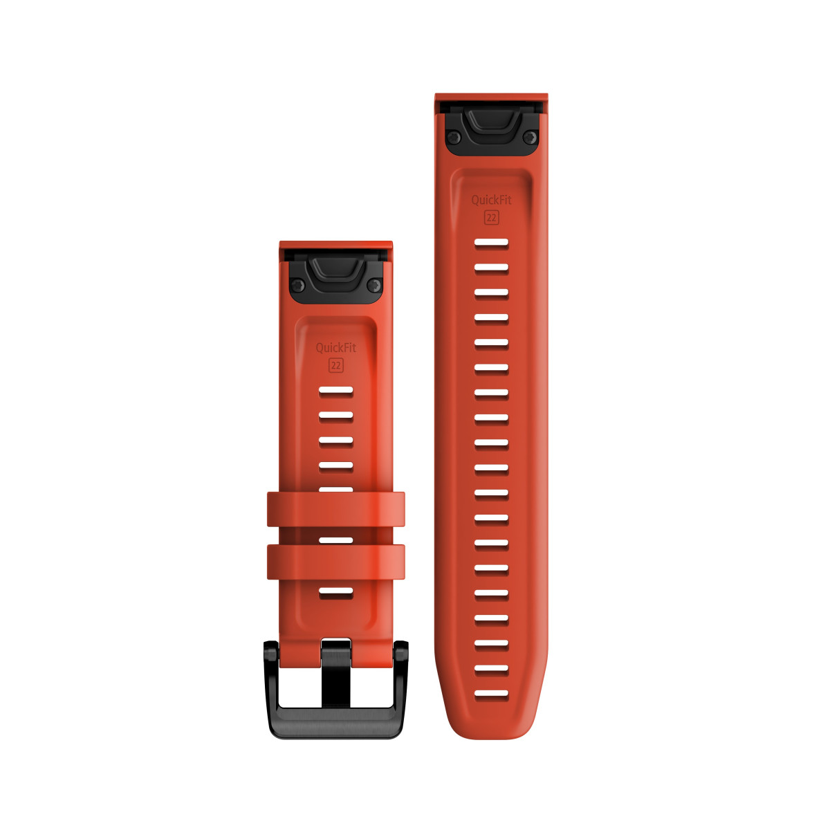 Garmin QuickFit® 22 Silicone Watch Band | Flame red