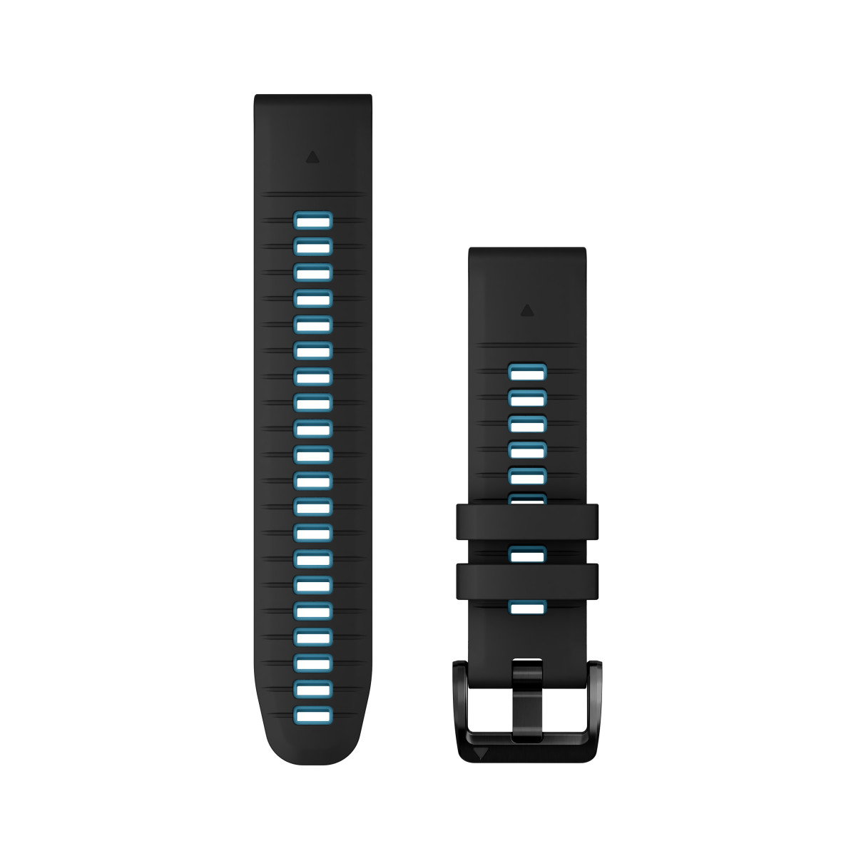 Garmin QuickFit® 22 Silikoonist kellarihm | Black - Cirrus Blue