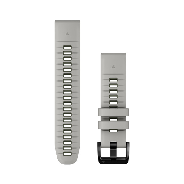 Garmin QuickFit® 22 Silikoonist kellarihm | Fog Grey - Moss