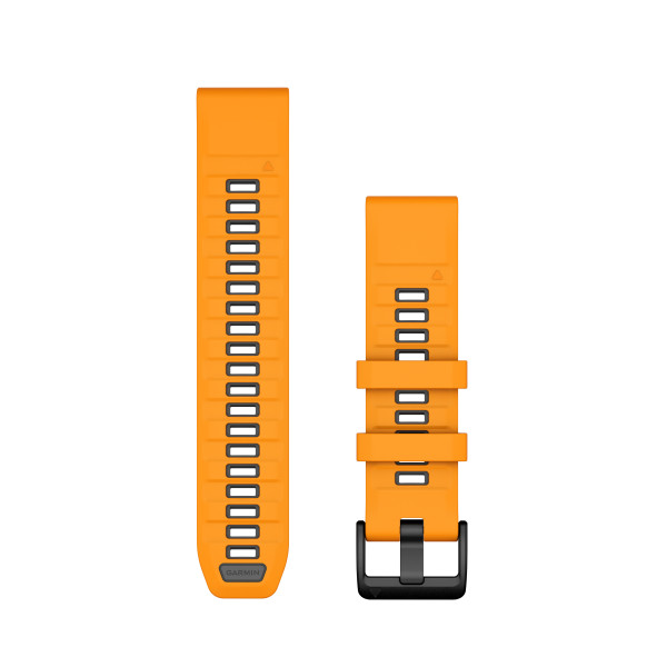 Garmin QuickFit® 22 Silikoonist kellarihm | Spark Orange - Graphite