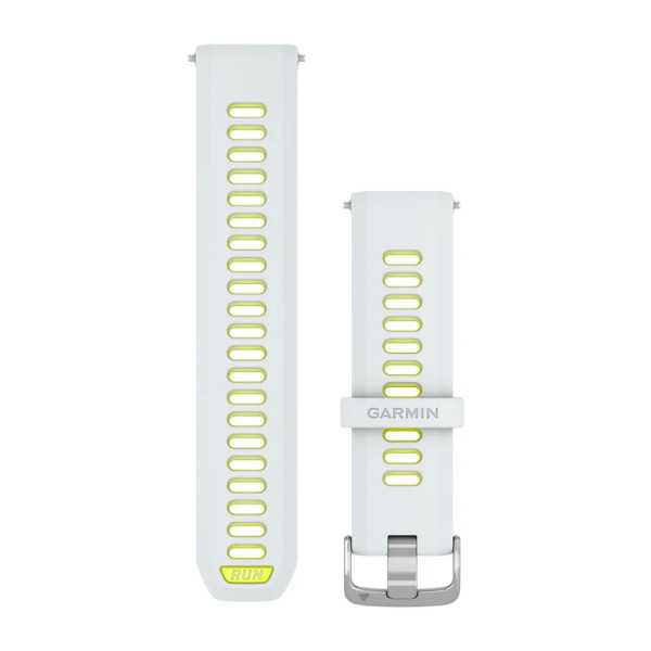 Garmin Forerunner® 22 Silikoonist kellarihm | Whitestone - Translucent Amp Yellow - Silver