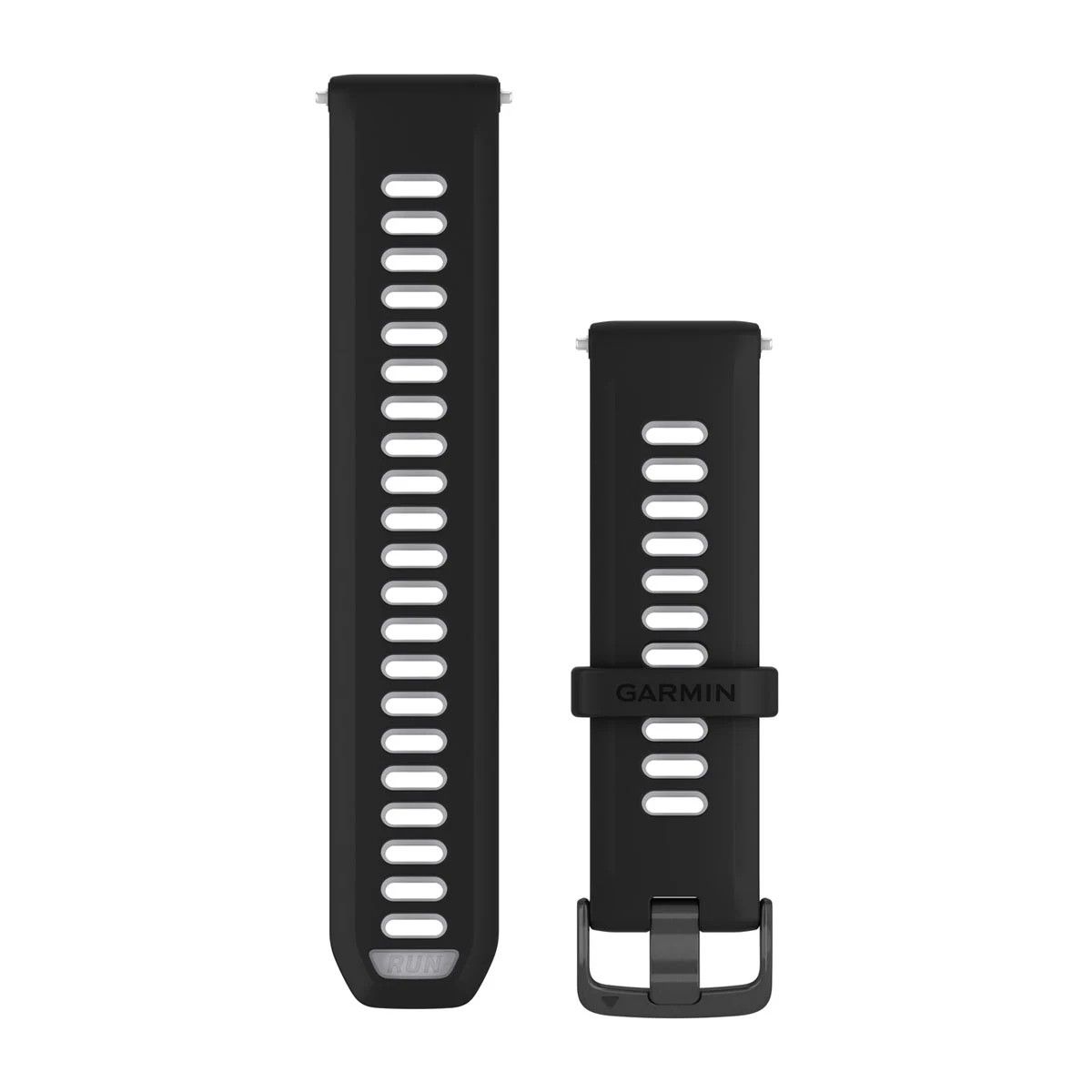 Garmin Forerunner® 22 Silicone Watch Band | Black - Translucent Whitestone - Slate