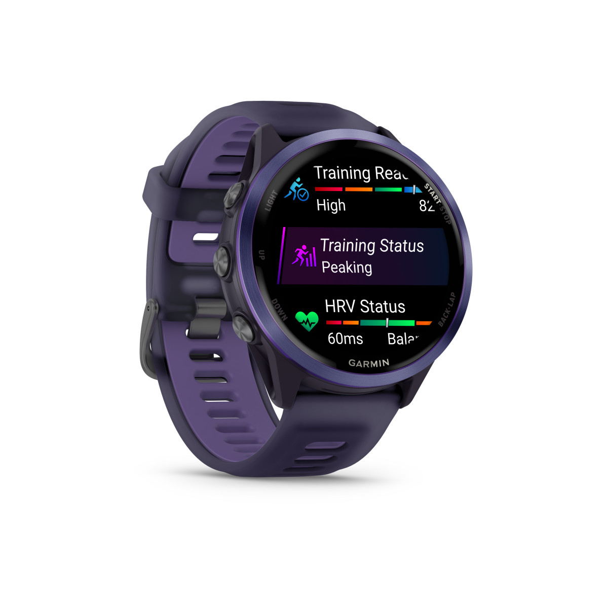 Garmin Forerunner® 570 viedpulkstenis | 47 mm | Indigo Aluminium - Imperial Purple - Indigo
