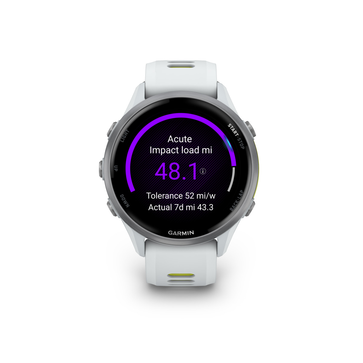 Garmin Forerunner® 970 nutikell | Titanium - Whitestone - Yellow