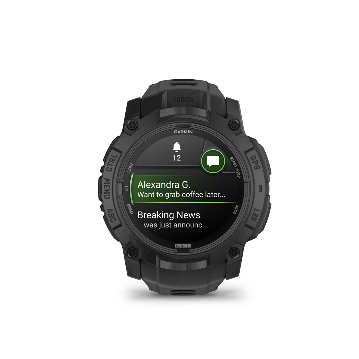 Garmin Instinct® 3 Amoled Tactical Edition Smart Watch | 50 mm | Black