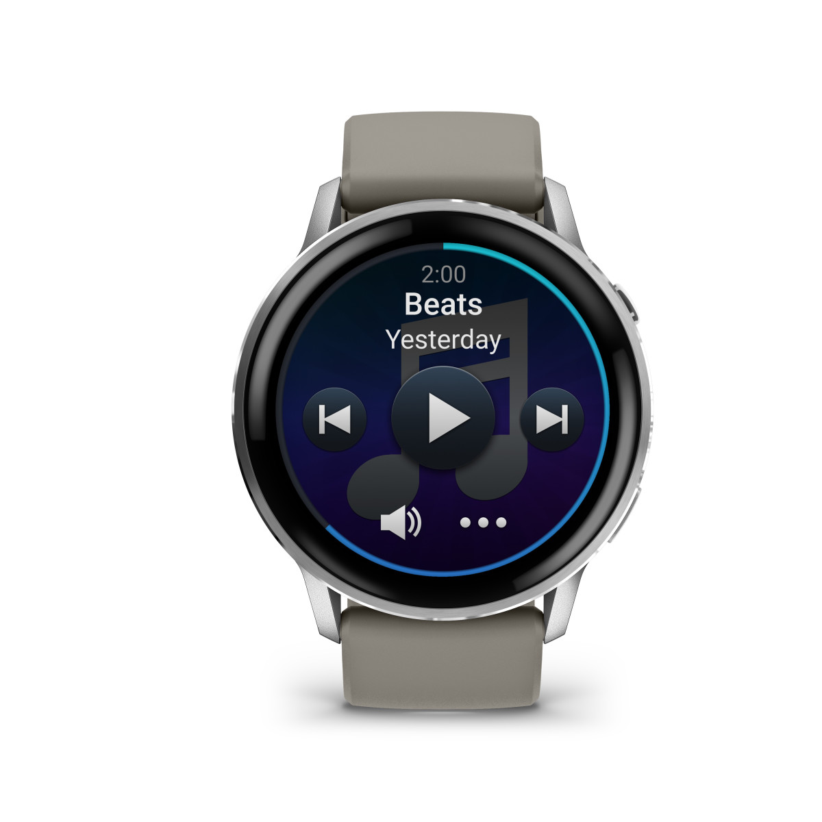 Garmin Venu® 4 nutikell | 45 mm | Silver - Silver Grey Silicone Band