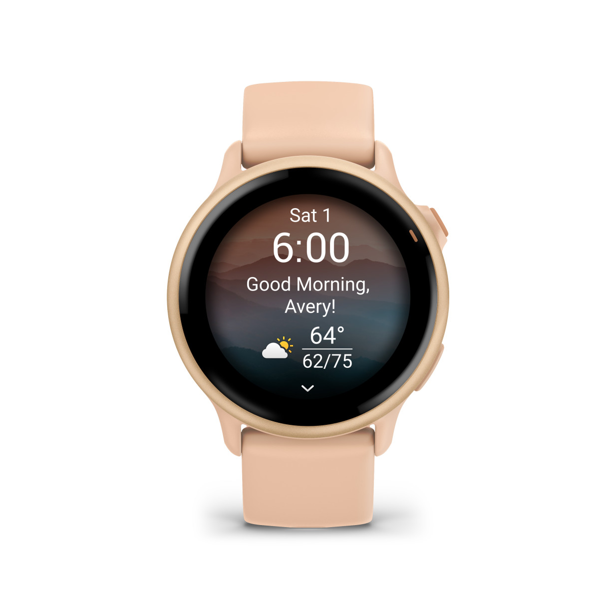 Garmin vívoactive® 6  Smart Watch | Metallic Pink Dawn