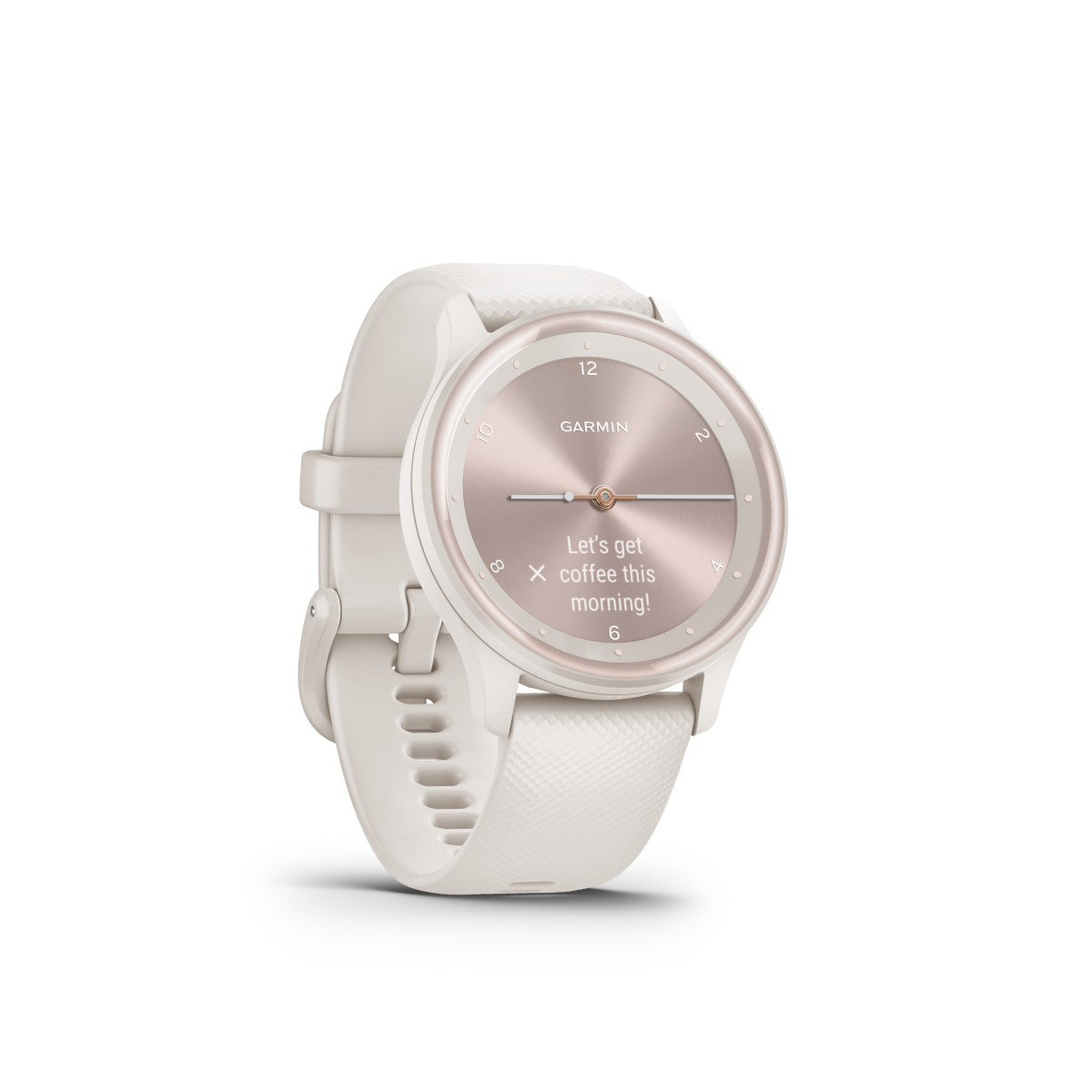 Garmin vívomove® Sport Smart Watch | Ivory - Peach Gold