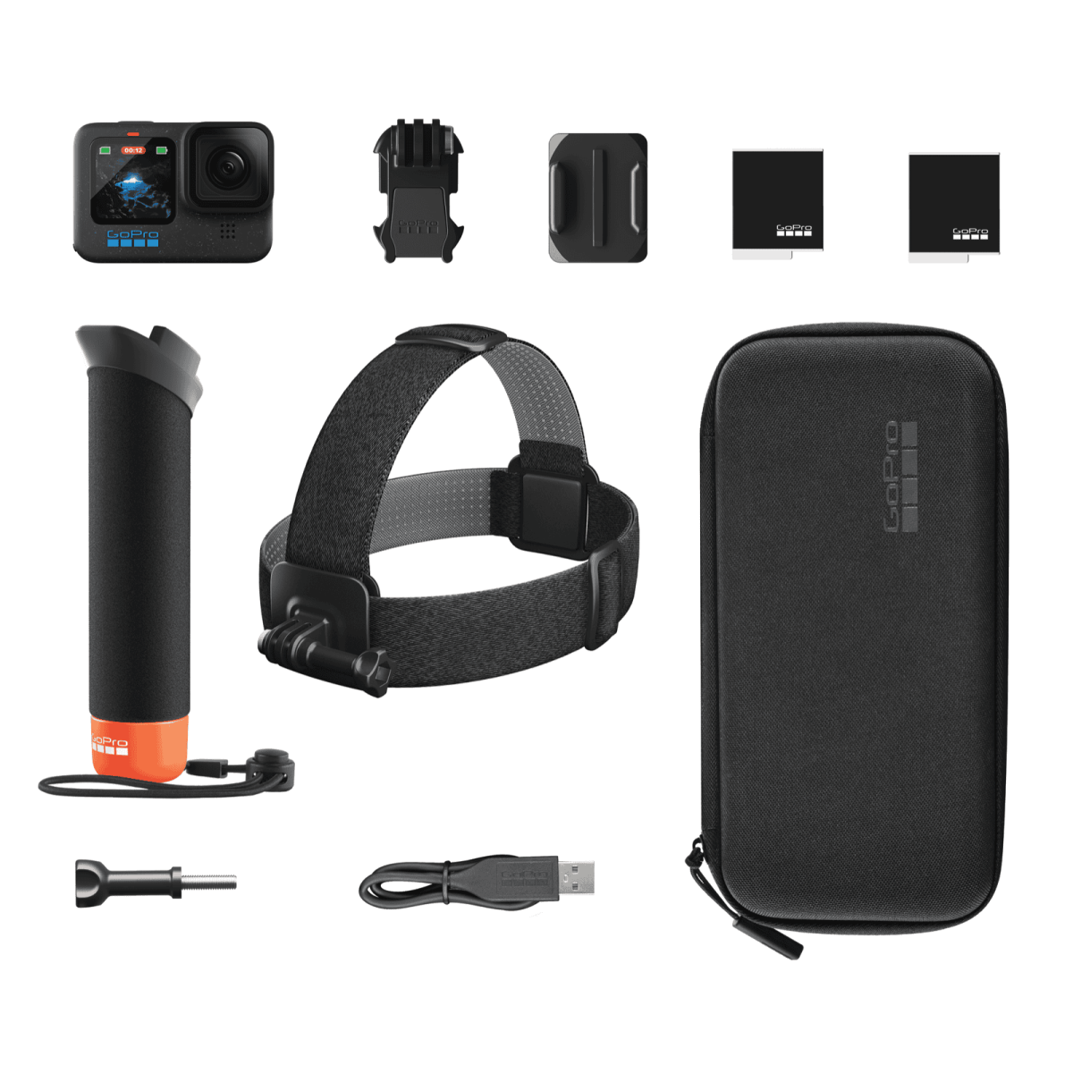 GoPro Hero 12 Black tegevuskaamera | Lisatarvikud komplektis