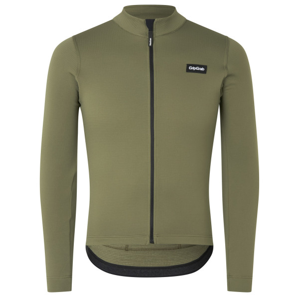 GripGrab EXPLR MerinoTech Thermal meeste särk | Oliivroheline