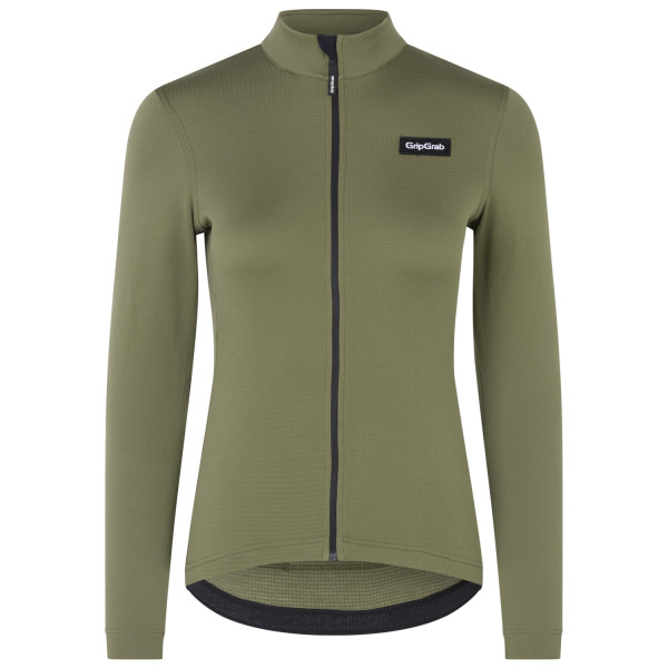 GripGrab EXPLR MerinoTech Thermal naiste särk | Oliivroheline