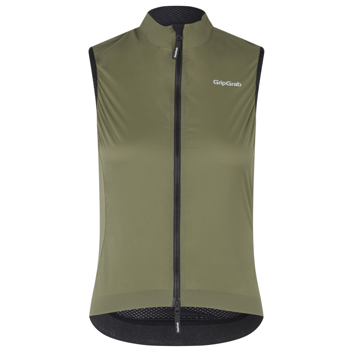GripGrab PACR Vēja necaurlaidīga viegla sieviešu veste | Olive Green