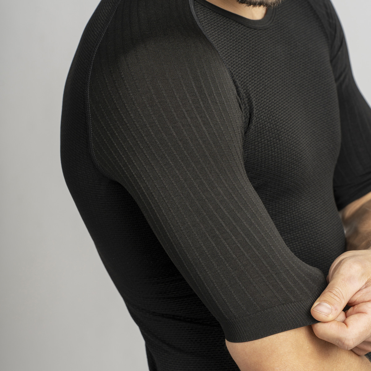 GripGrab PACR Spring-Autumn Men's Base Layer | Black