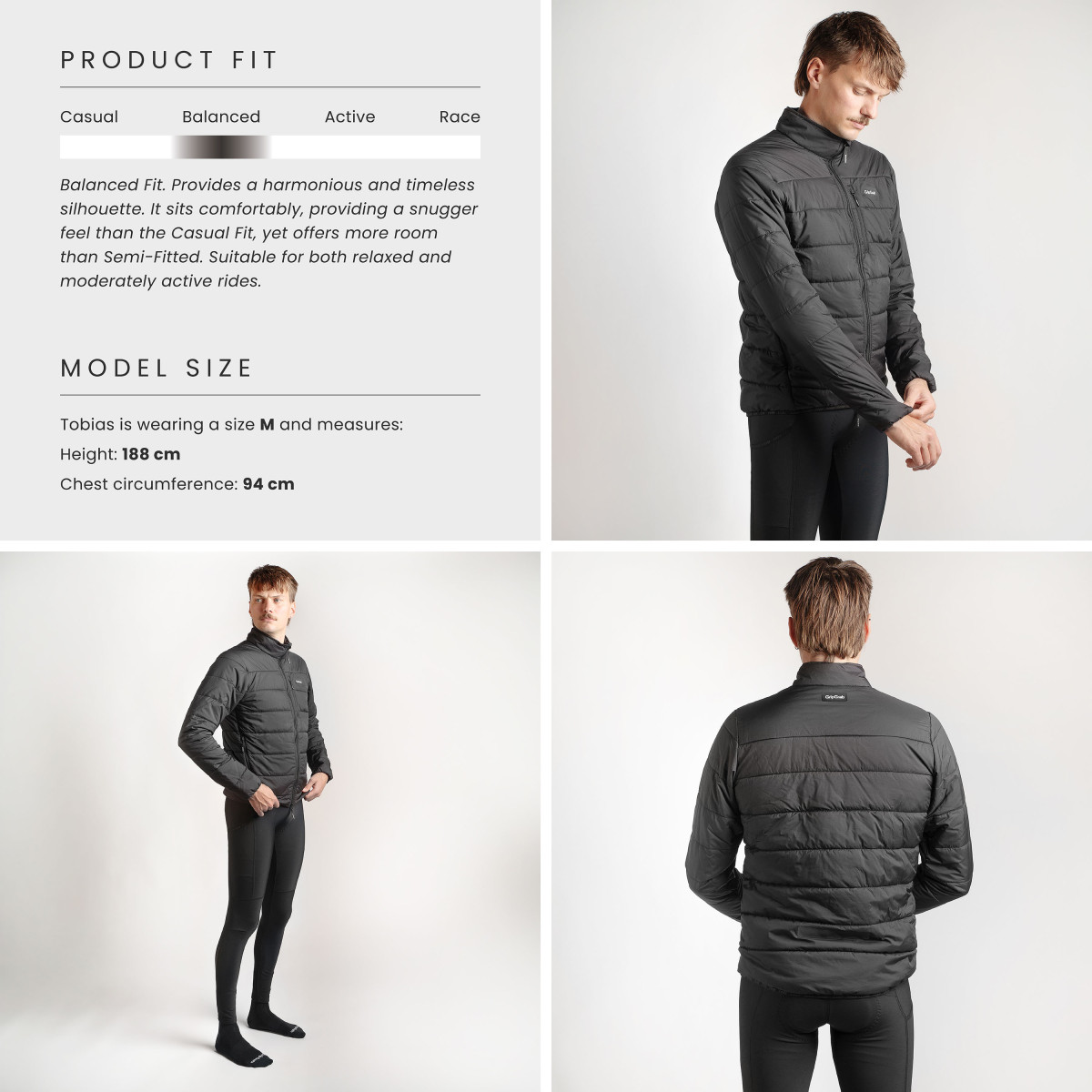 GripGrab EXPLR Insulated vīriešu jaka | Black