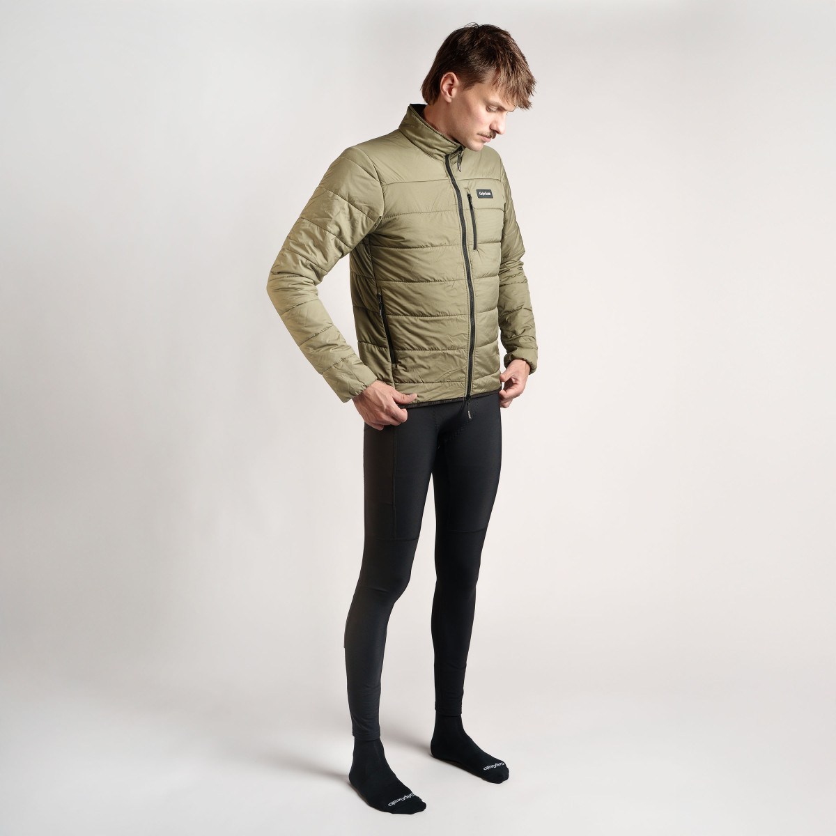 GripGrab EXPLR Insulated Men's Jacket | Olive Green
