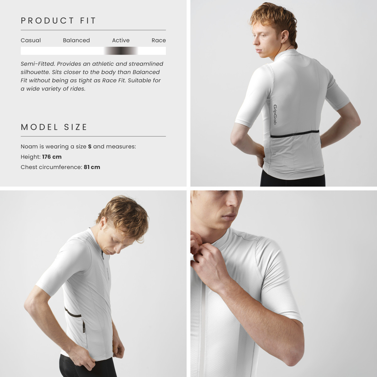 GripGrab Ride meeste jalgratturi särk | White