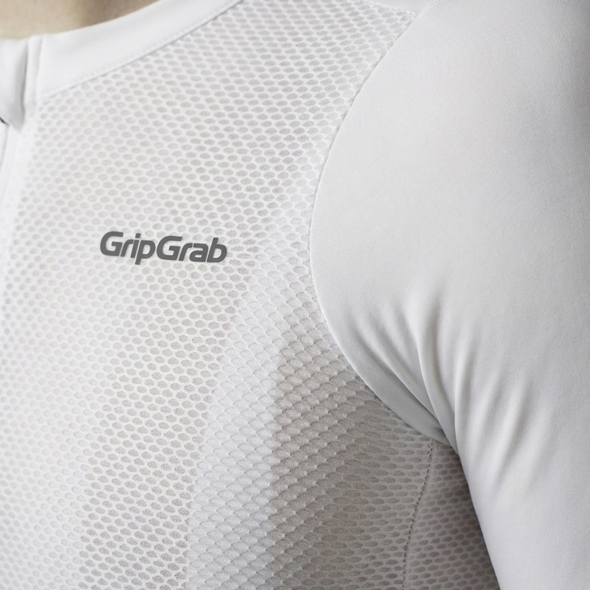 GripGrab Airflow viegls vīriešu krekls | White