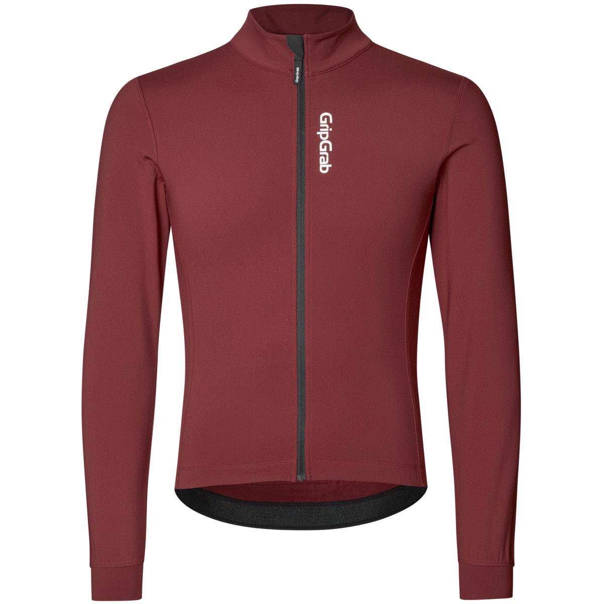 GripGrab Ride Thermal Men's Long Sleeve Jersey | Dark Red
