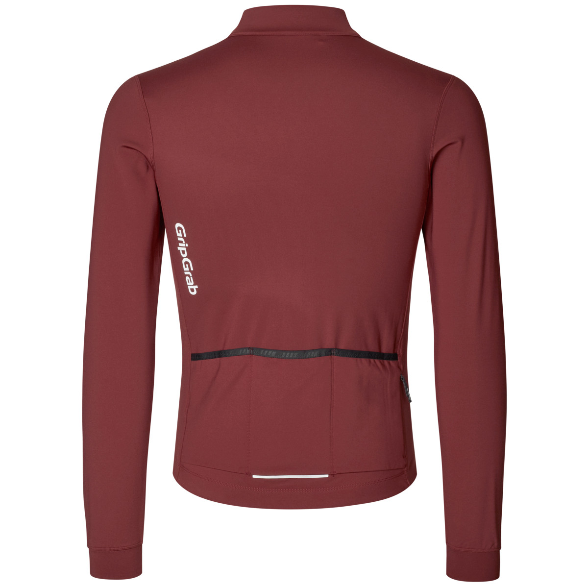 GripGrab Ride Thermal Men's Long Sleeve Jersey | Dark Red