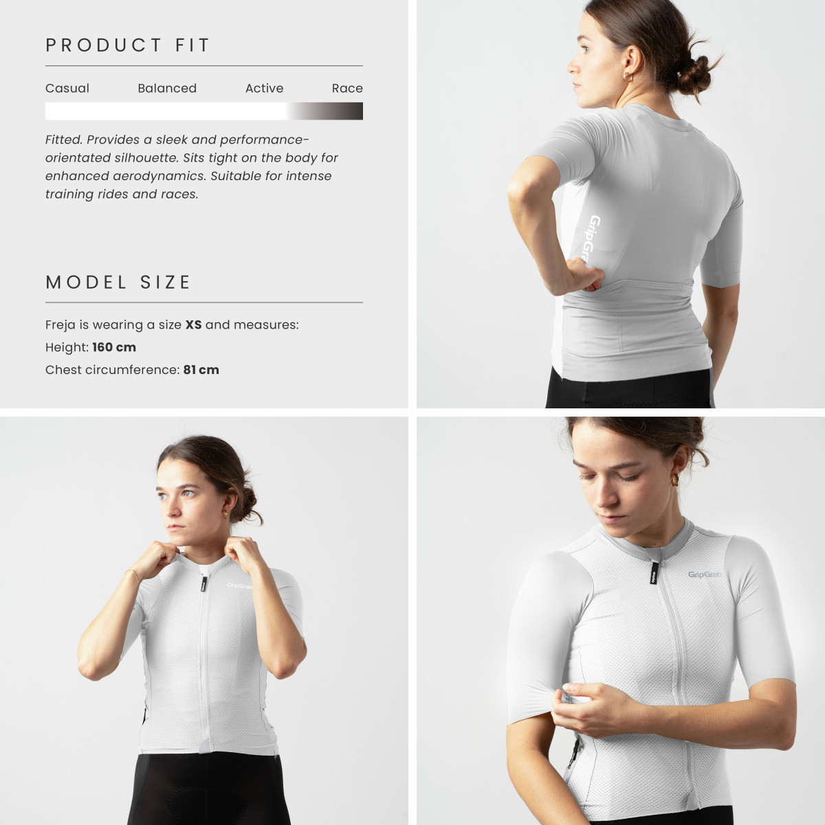 GripGrab PACR Lightweight Women's Jersey | White