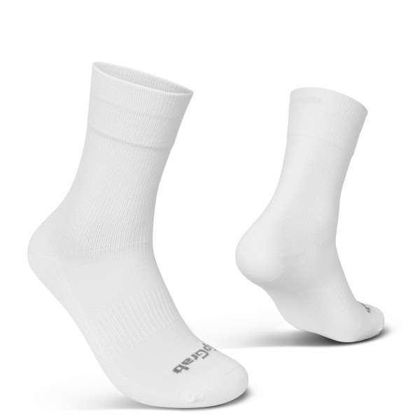 GripGrab EXPLR Regular Cut Socks | White GripGrab EXPLR Regular Cut Socks | White