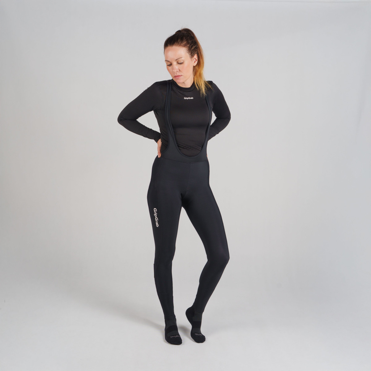 GripGrab Ride Thermal sieviešu bikses | Black