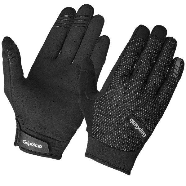 GripGrab Descent Guarded Full Finger kindad | Black