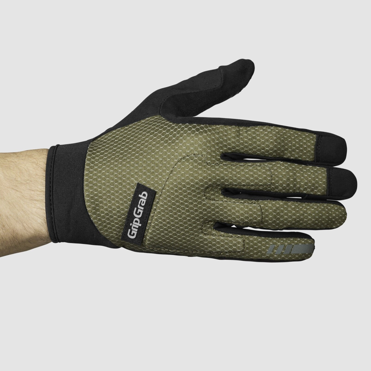 GripGrab Descent Guarded Full Finger kindad | Olive Green