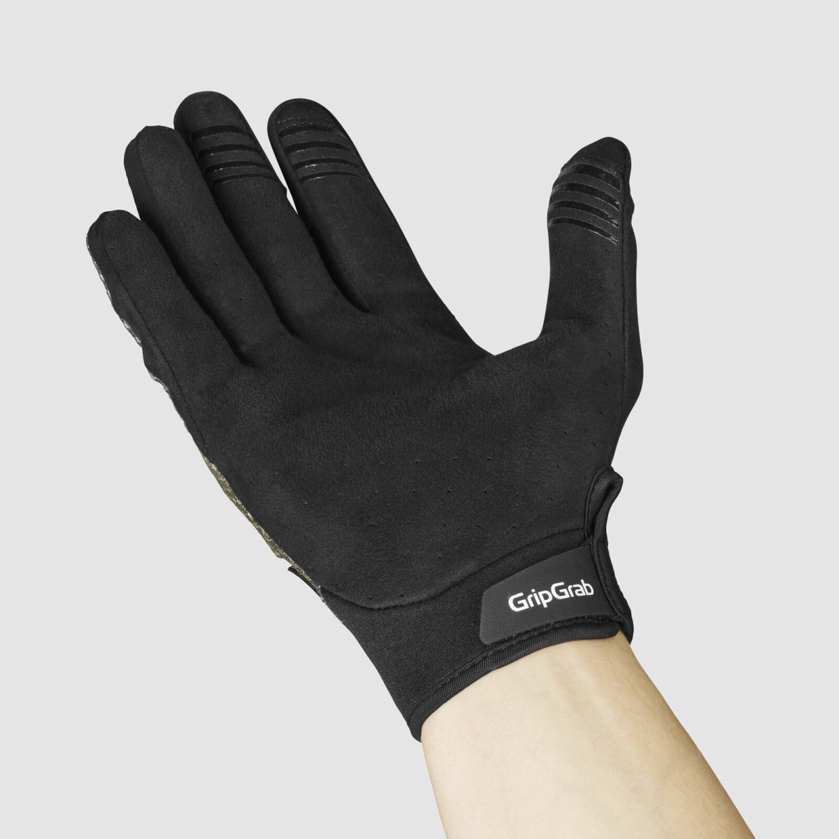 GripGrab Descent Guarded Full Finger kindad | Olive Green