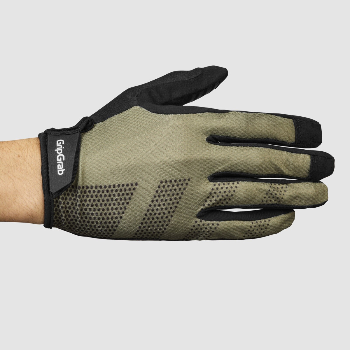 GripGrab Ride RC Lite Full Finger kindad | Olive Green