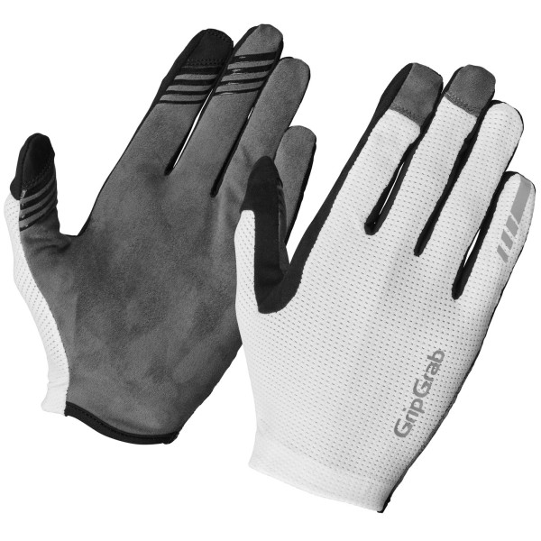 GripGrab PACR InsideGrip™ Full Finger kindad | White