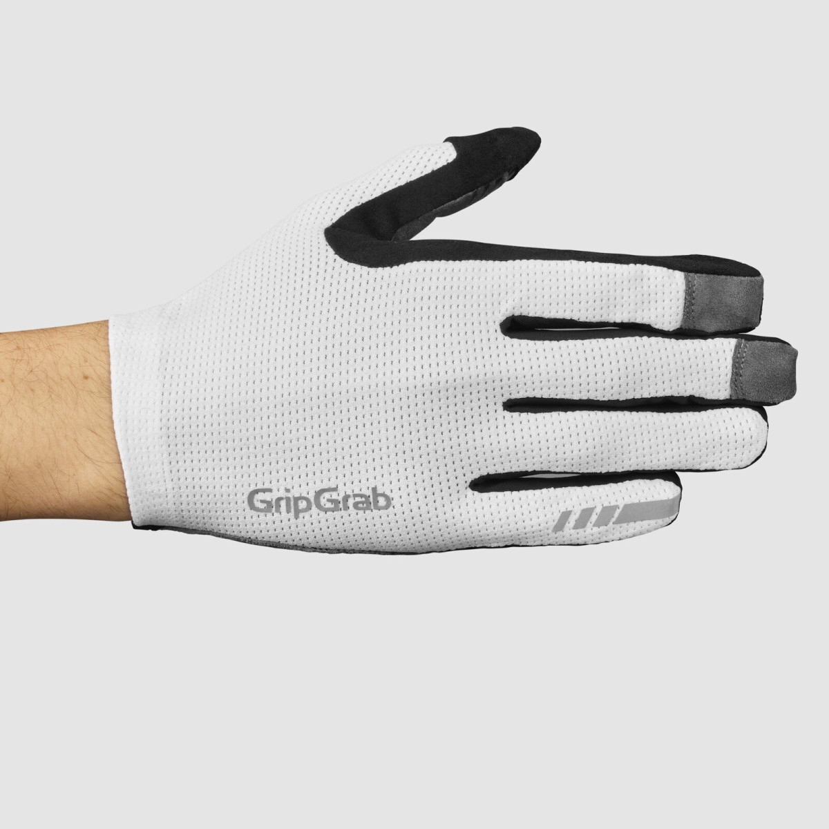 GripGrab PACR InsideGrip™ Full Finger kindad | White