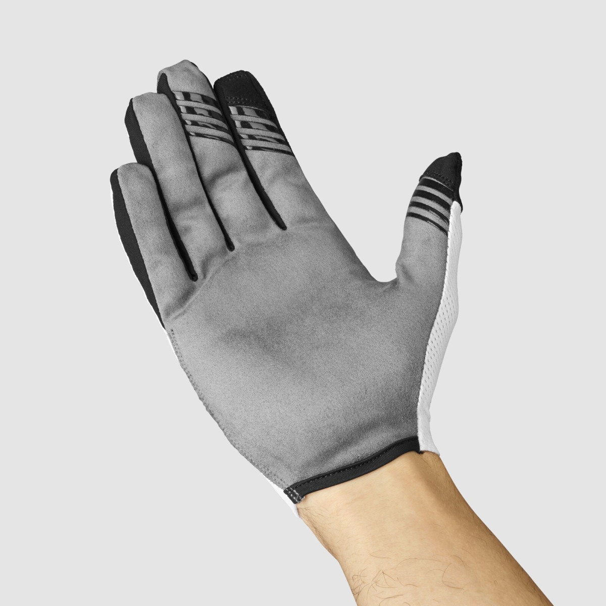 GripGrab PACR InsideGrip™ Full Finger kindad | White