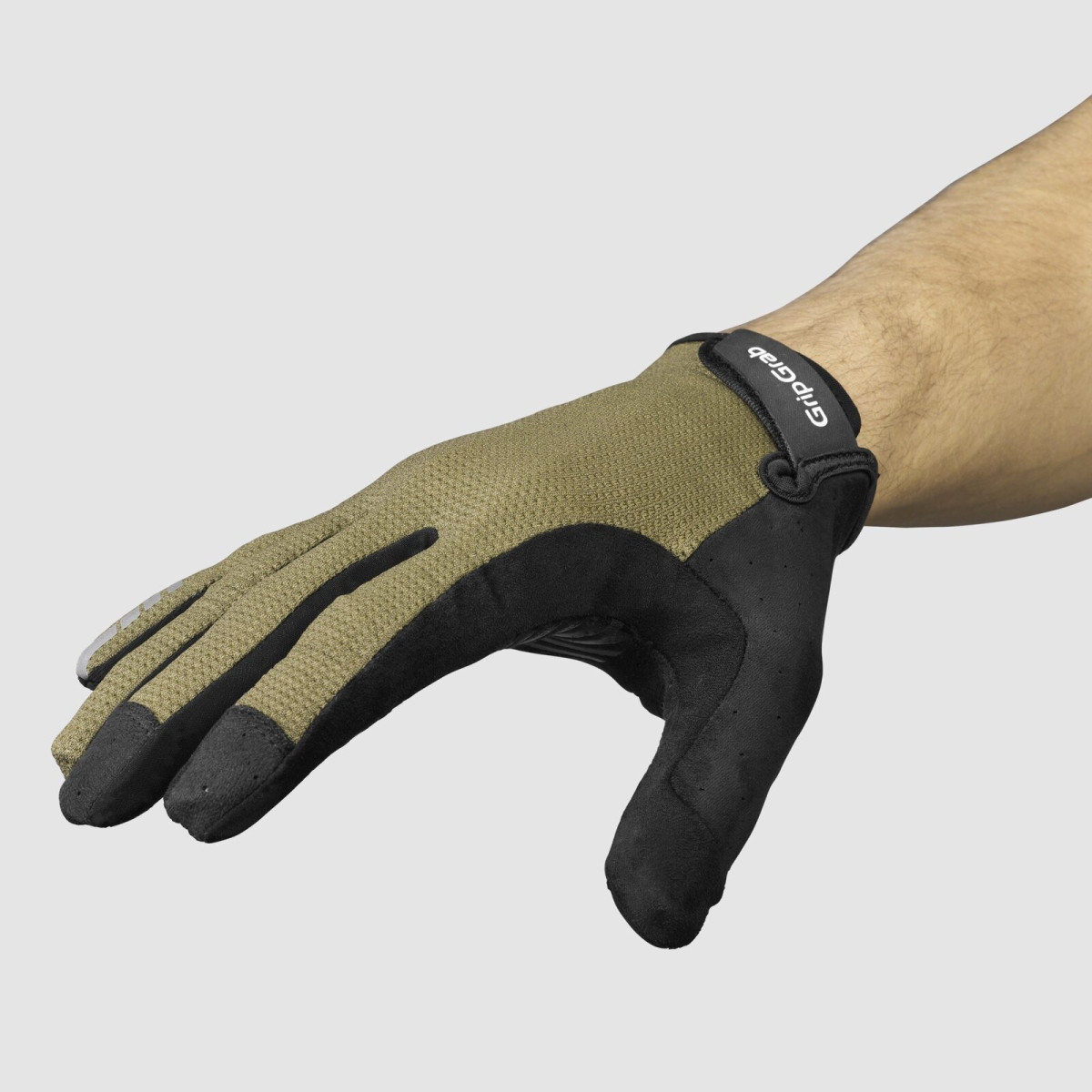 GripGrab EXPLR RC Max Full Finger kindad | Olive Green