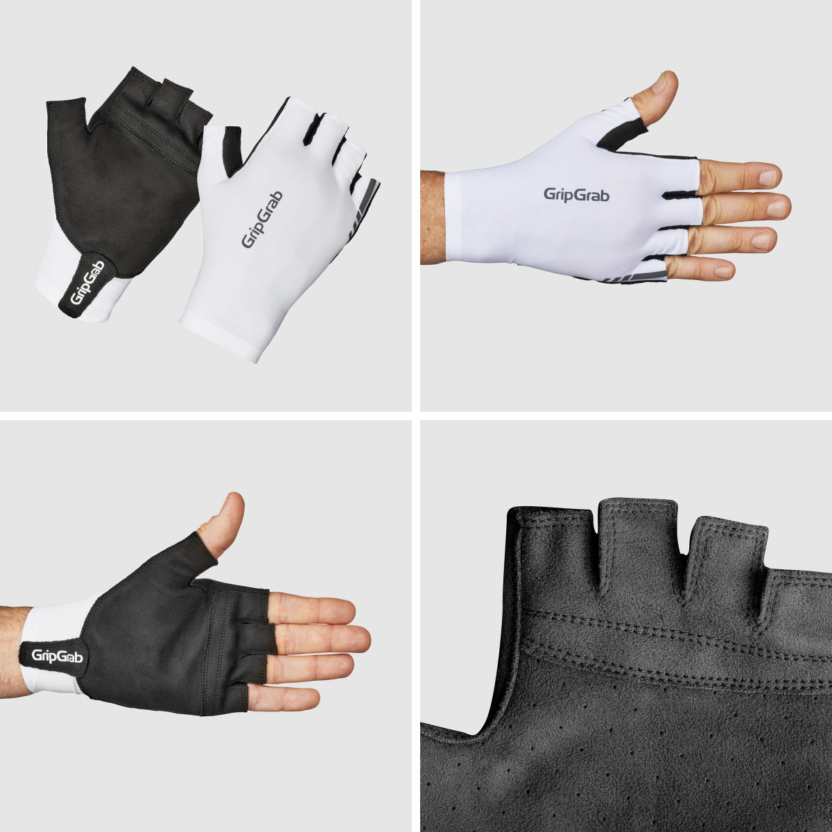 GripGrab Faststream Aero kindad | White