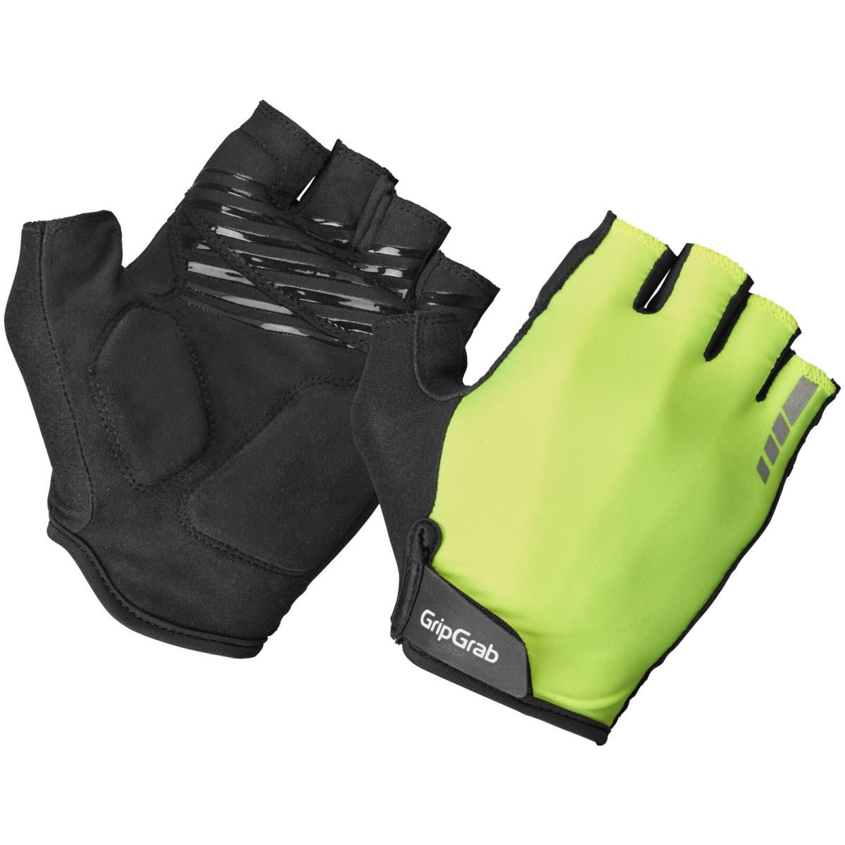 GripGrab Ride Padded kindad | Yellow Hi-Vis