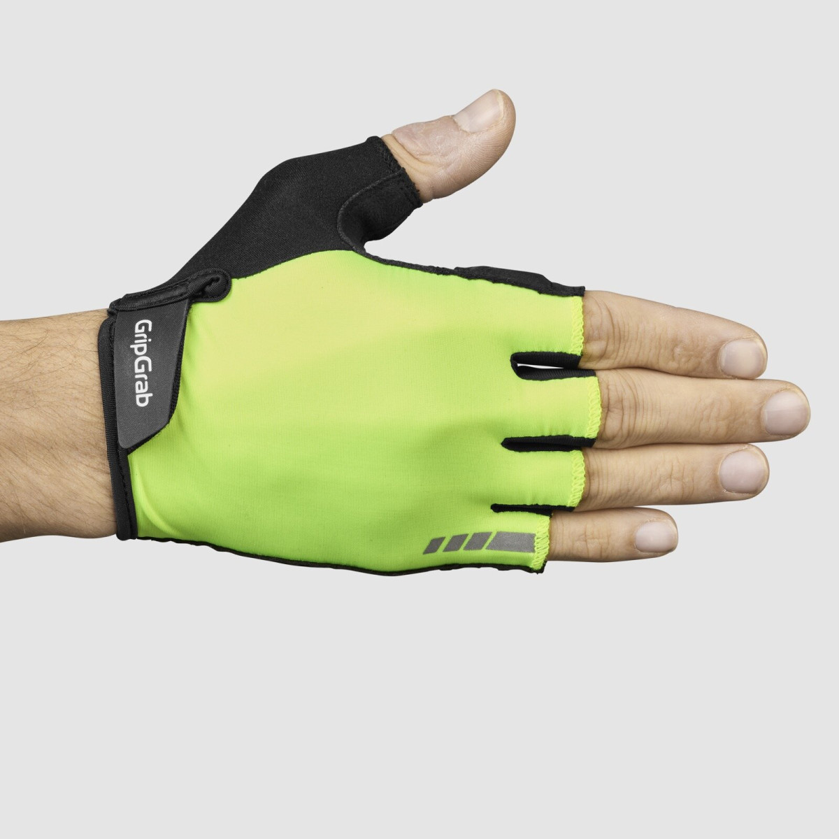 GripGrab Ride Padded kindad | Yellow Hi-Vis