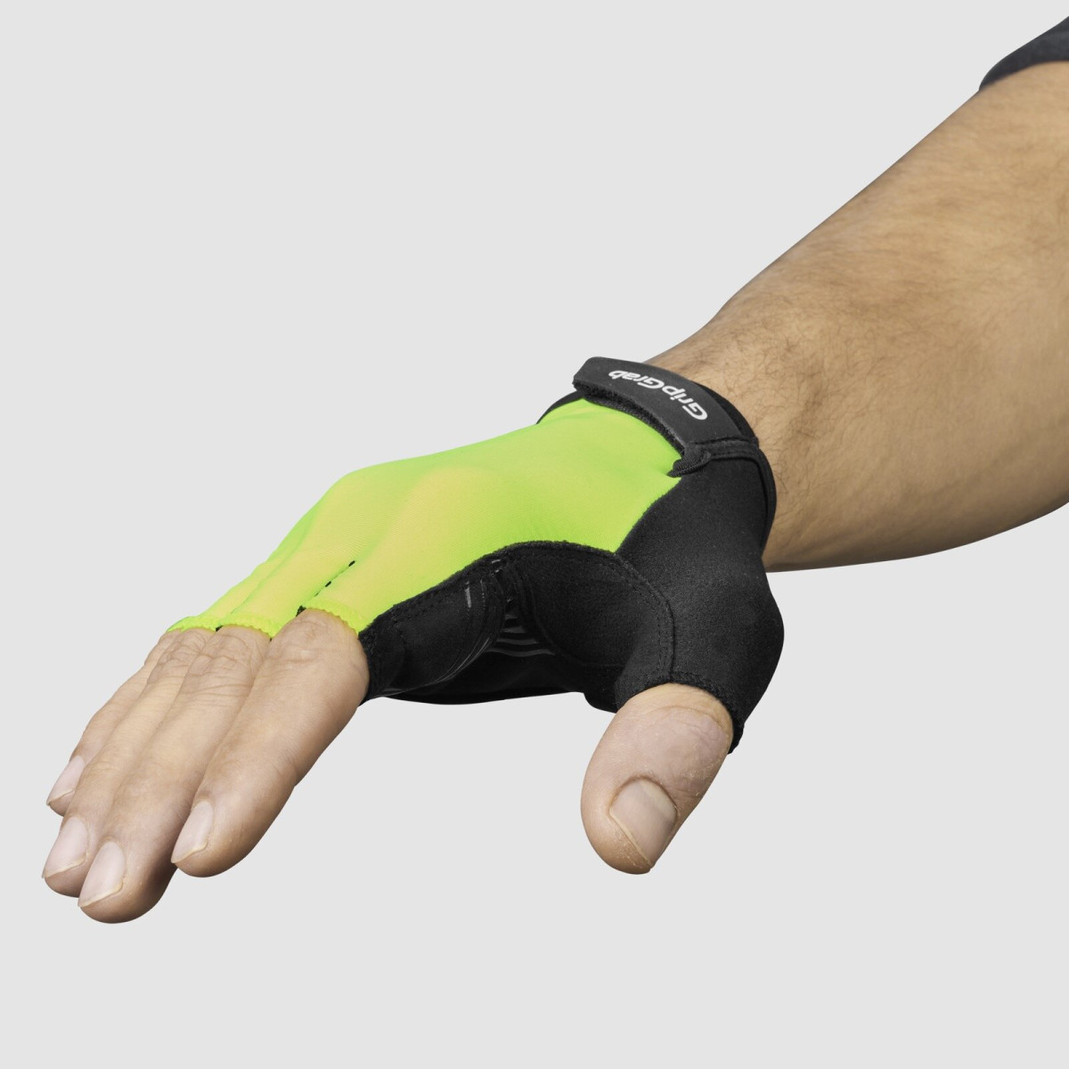 GripGrab Ride Padded kindad | Yellow Hi-Vis