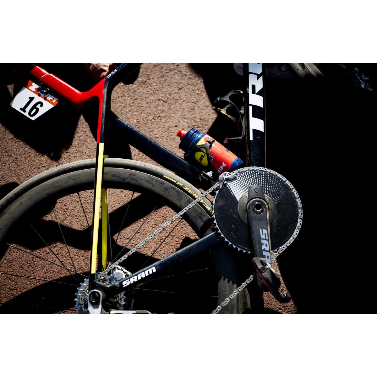 K-EDGE 1x Race ketijuht | Road / Gravel / CX / Tri / TT | Black