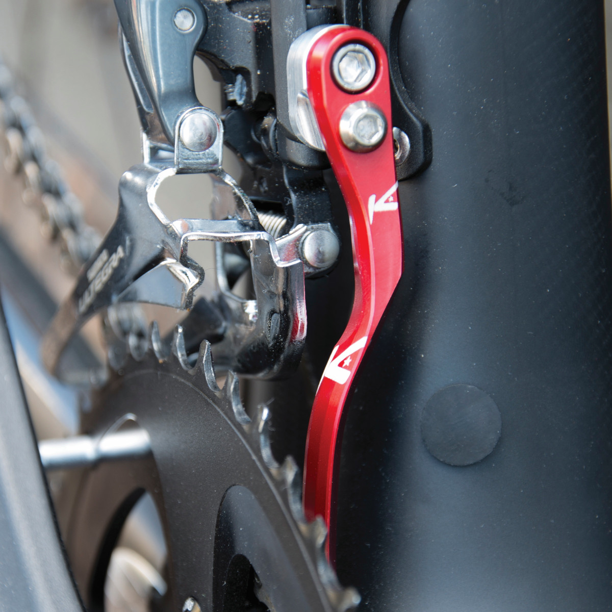 K-EDGE PRO Road Braze-on ketipüüdja | Gun Metal