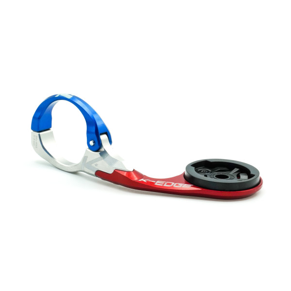 K-EDGE Garmin Race rattakompuutri kinnitus | 31.8 mm | Blue - Red