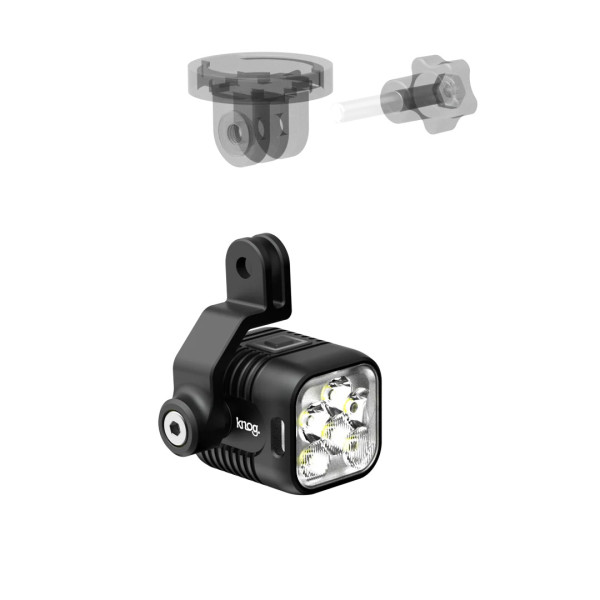 Knog Blinder X/E Small lukturu un GoPro stiprinājums Knog Blinder X/E Small lukturu un GoPro stiprinājums