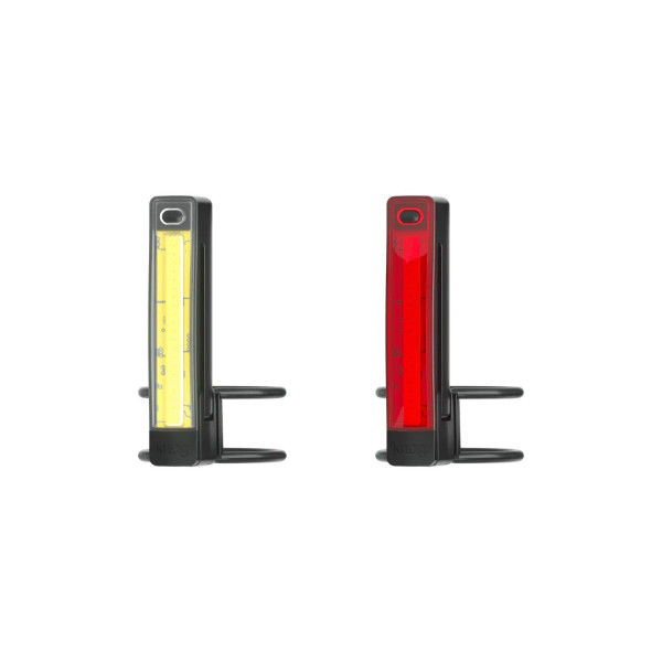 Knog Plus Twinpack velosipēda lukturu komplekts | Black Knog Plus Twinpack velosipēda lukturu komplekts | Black